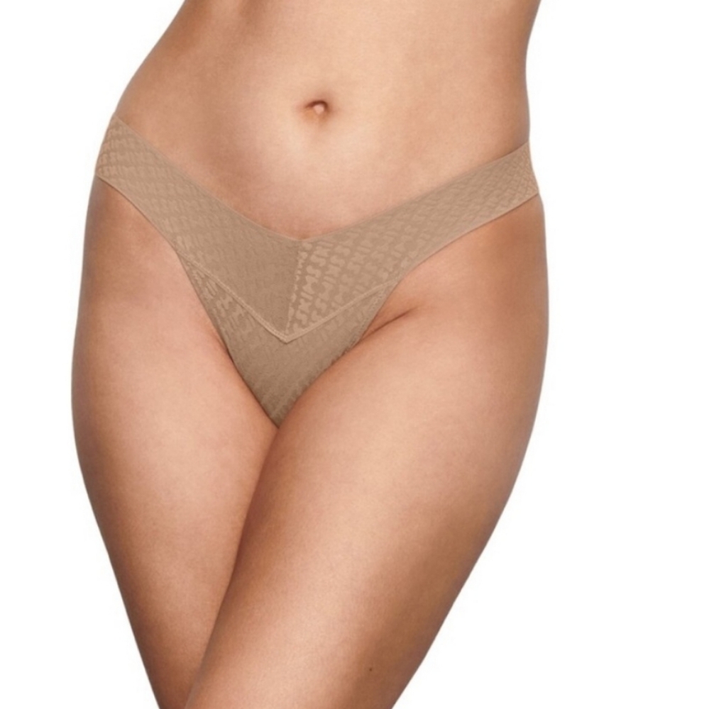 Bundle of 3 pair, Skims Logo Mesh Cheeky Briefs - clay
